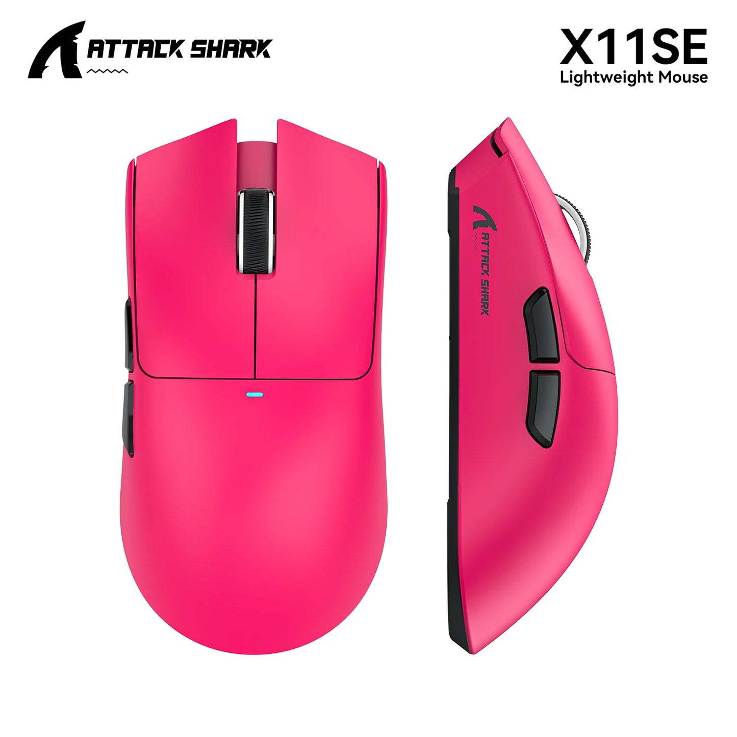 X11 ATTACK SHARK X11SE Gaming Mouse Wireless 22000 DPI,PixArt PAW3311 Sensor,BT/2.4G/Wired,59g Lightweight,2000W Clicks